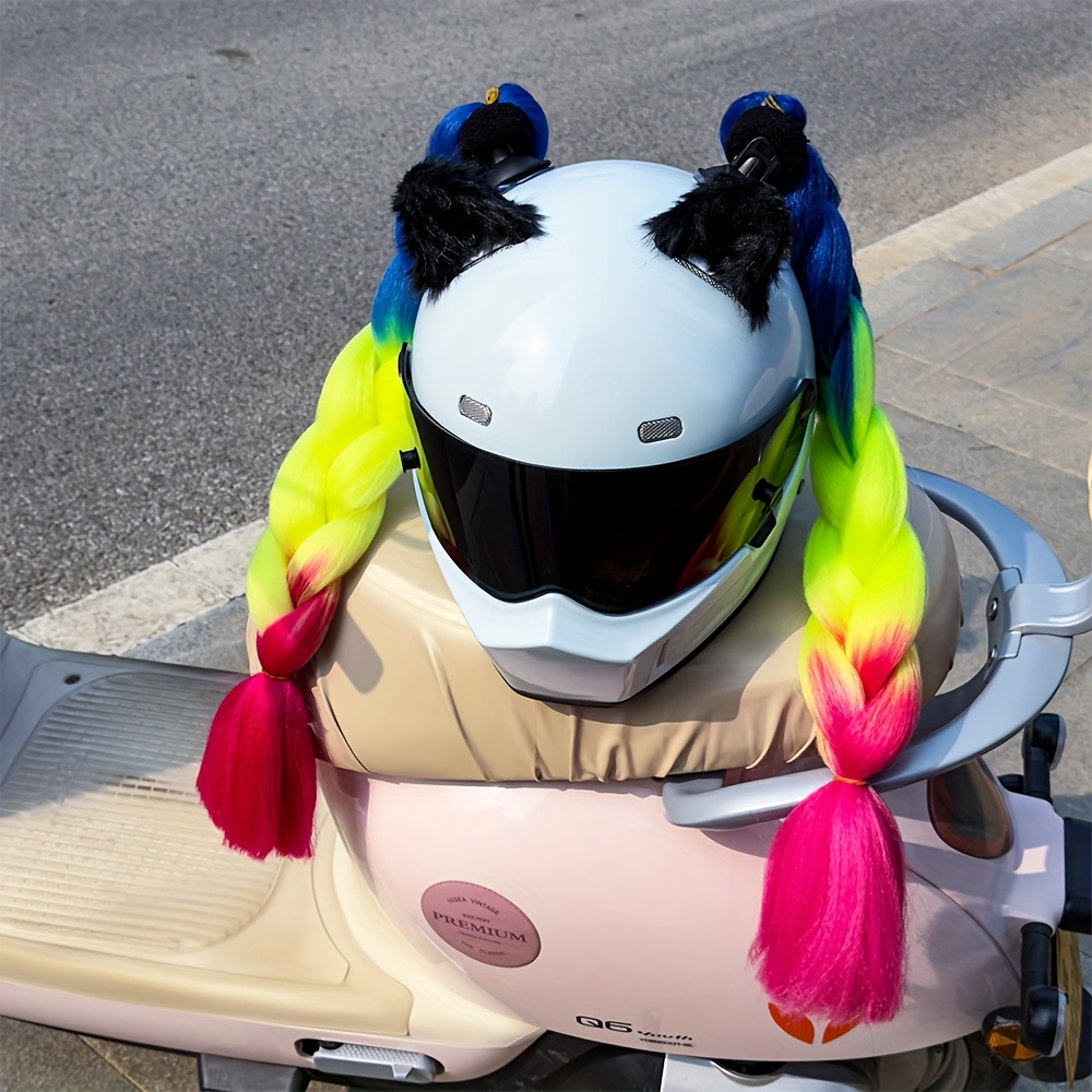 ears and tails for motorcycle helmet SEAMETAL Cat Decoration Motocross Helmet Accessories Silicone Cat Ears Sticker these unique cat ears will make your helmet special and stand out Motorcycle Helmet Accessory Desmodus Bat