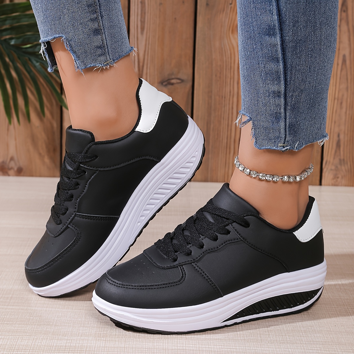 Women's platform sneakers sold by 100 Spartans