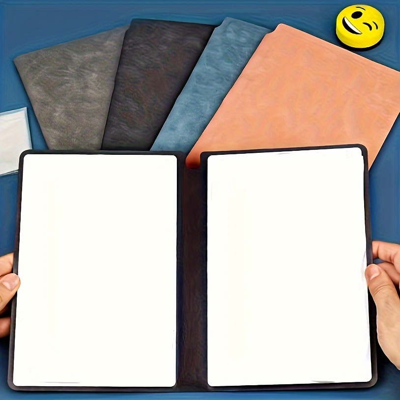 Tableau Blanc En Verre Trempé Pour Bureau - Support Tablette + Rangement - 43x22x8.2cm