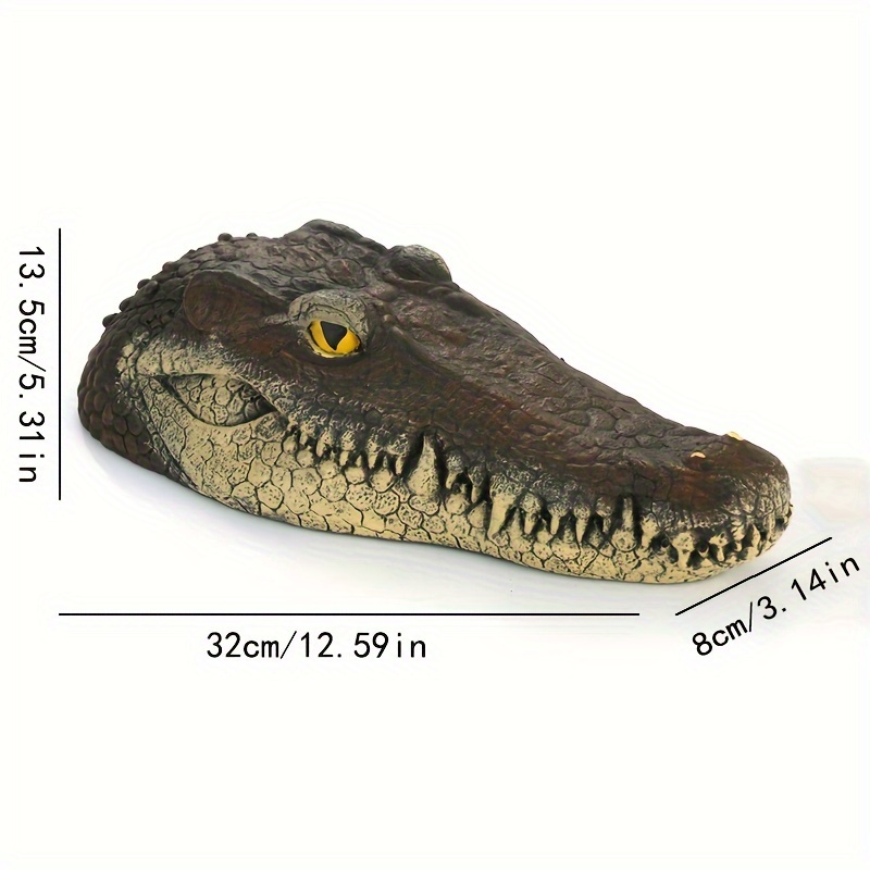 Floating Alligator Head Water Decor Float Alligator - Temu