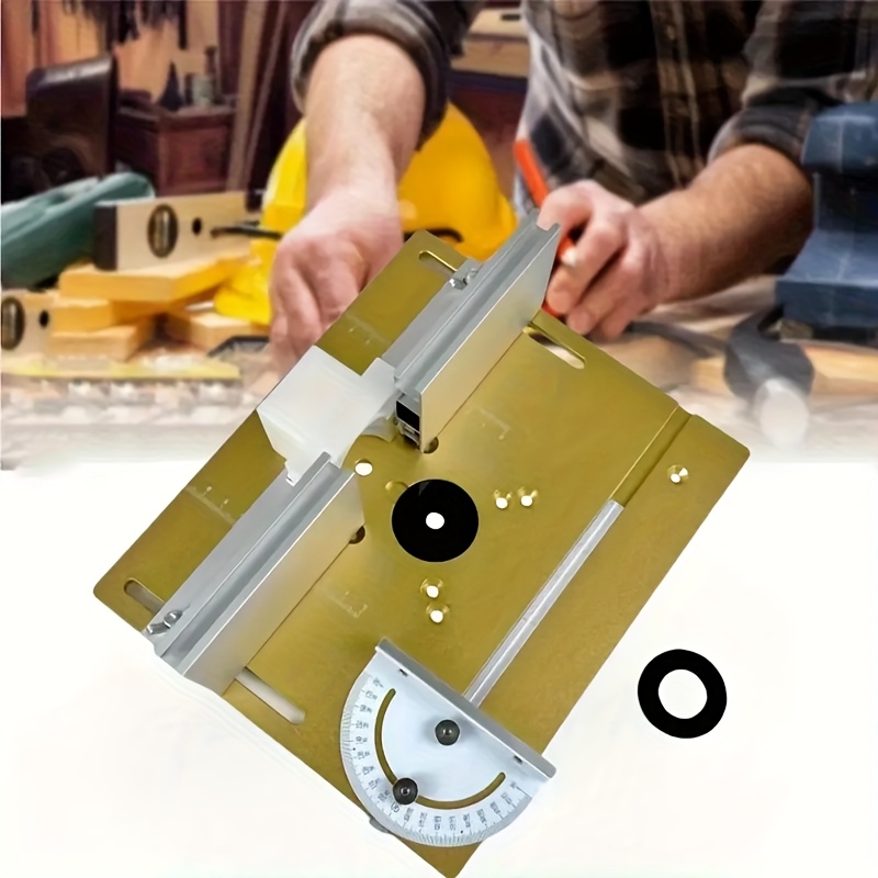 Aluminum Insert Plate Lift Base For Woodworking Benches Table Saw