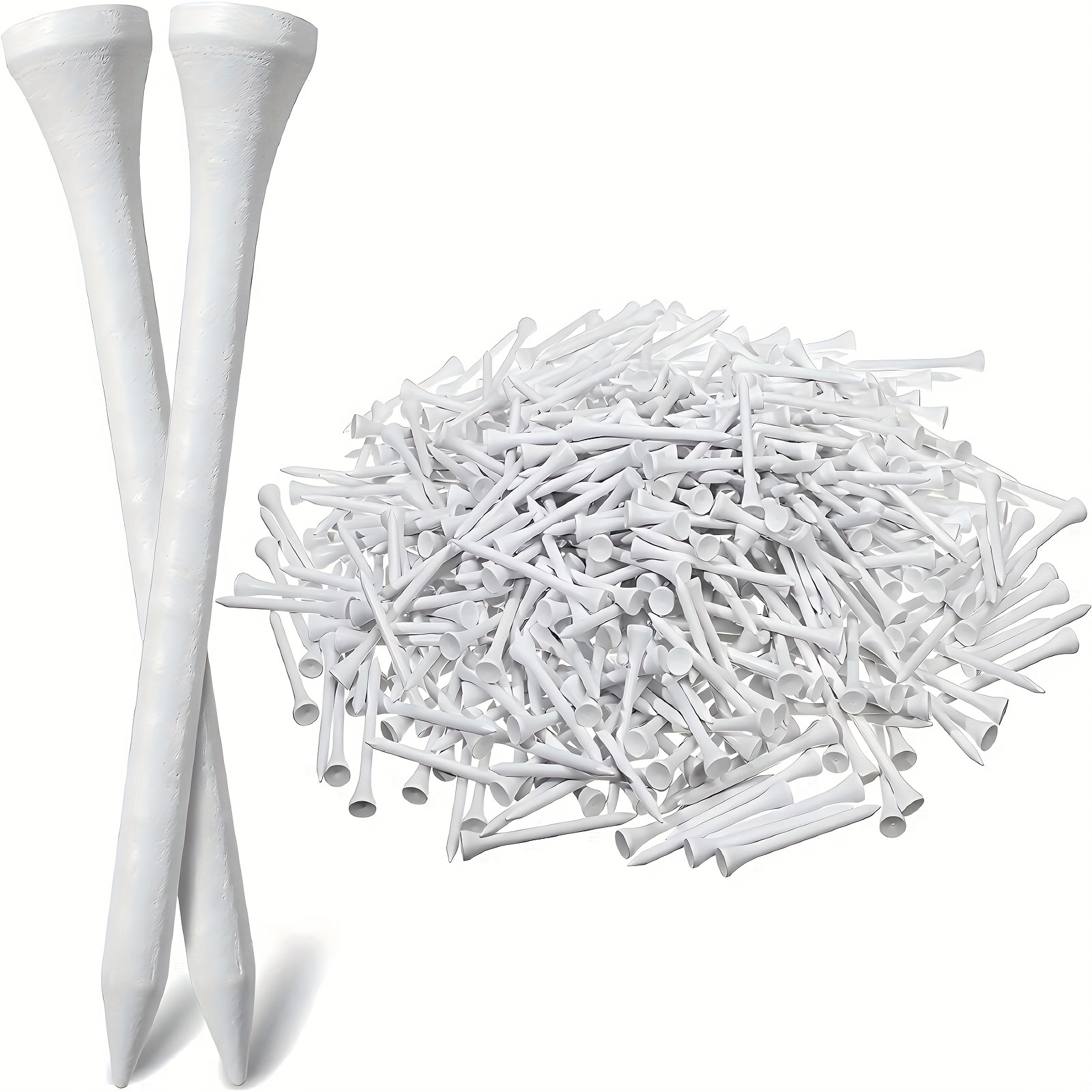 Image of 120 Pack 3-1/4'' Wooden Golf Tees Wood Golfing Tees Golf Tees Bulk For Men Golf Balls Accessories