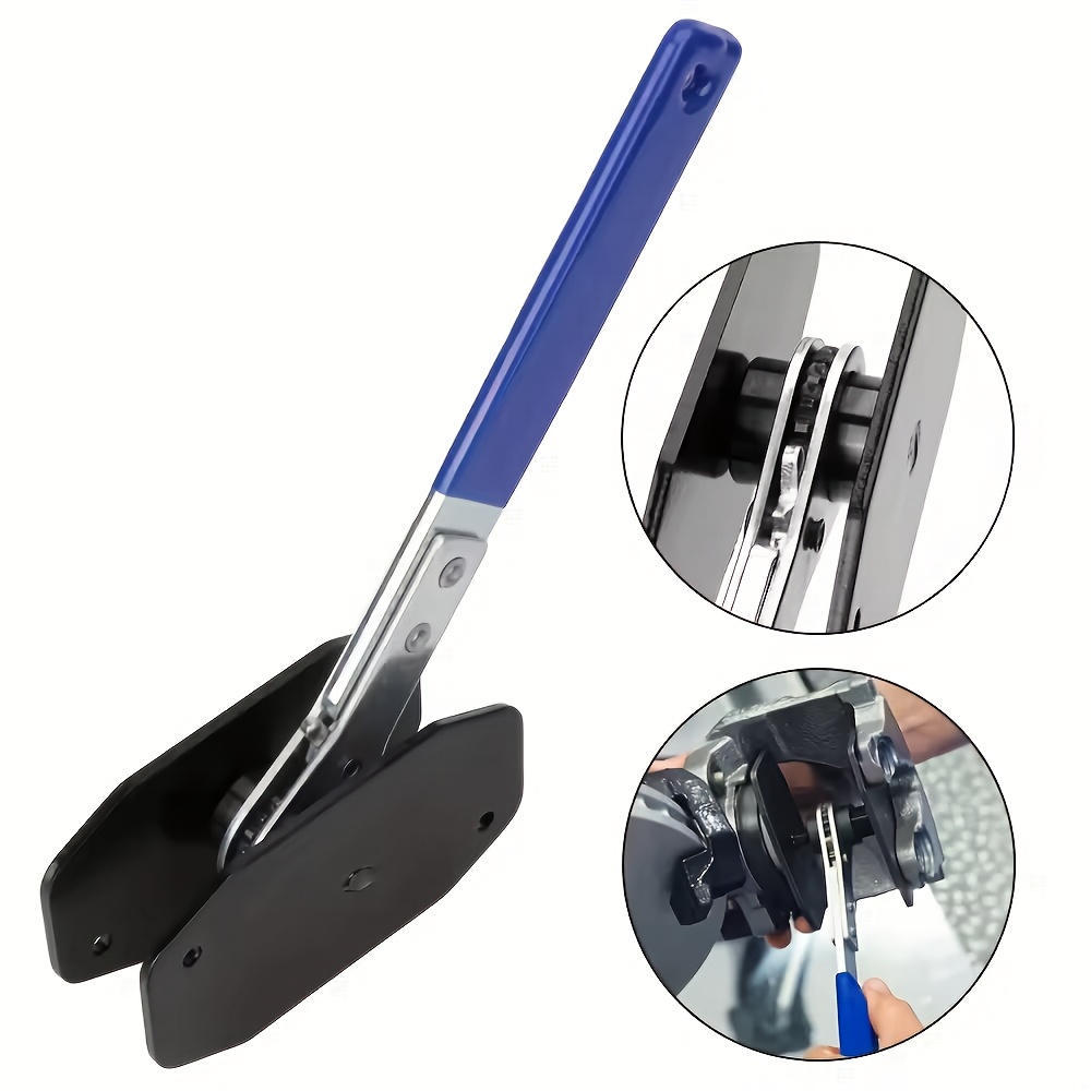 E-shop 1 Stück Bremskolben-Kompressionswerkzeug-Set – Hochleistungs-Bremskolbenpresse mit 360°-Ratsche Doppel-Bremsenhaken für die Reparatur von