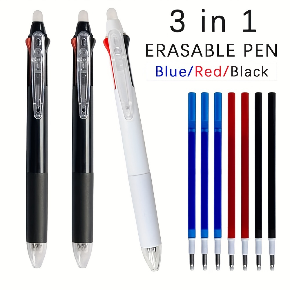 

Lcommo 31-piece Erasable Gel Pen Set - 0.5mm Fine Point, Tri-color , Washable Grip, Retractable Design For Office And School Use