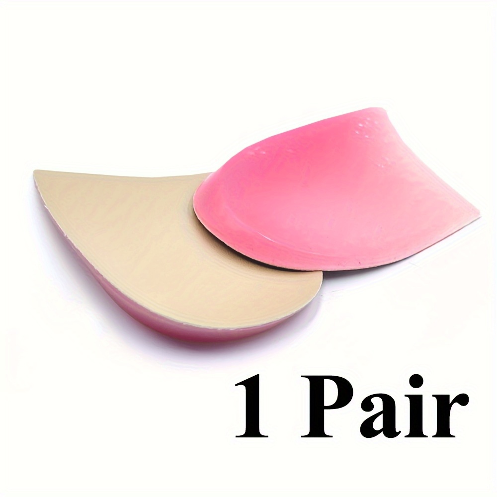 E-shop 1 Paar Rosa XO Absatz-Halb-Einlegesohlen, Bequem, Atmungsaktiv, Sport-Stoßdämpfung, Komfortables Puffer,