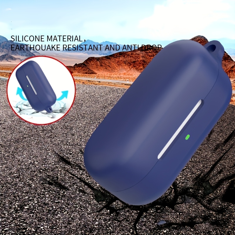 Funda Para JBL Tune 225/220TWS, WQNIDE Funda De Silicona Con Mosquetón