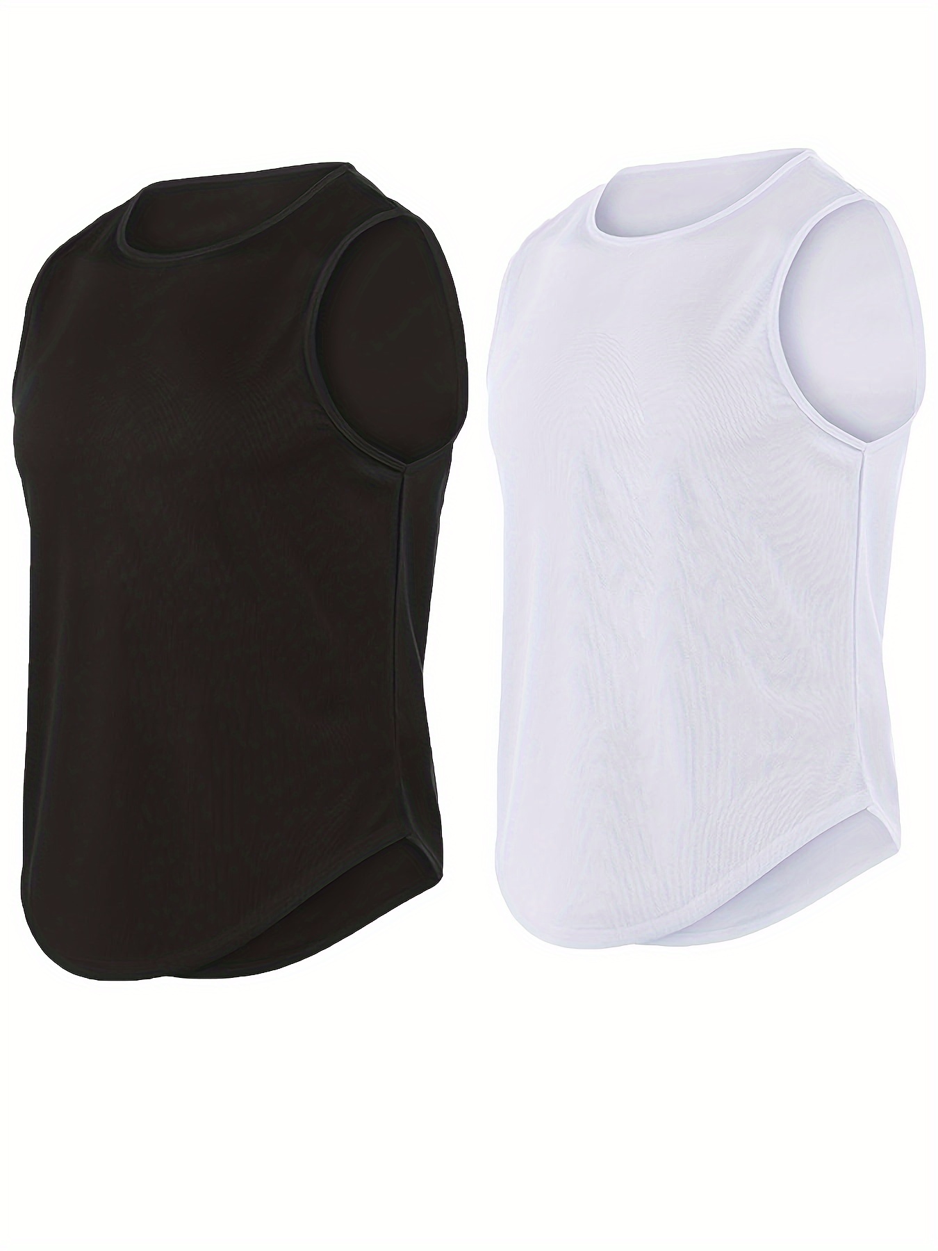 NEW IN - White perforated vest / undershirt (2pcs)