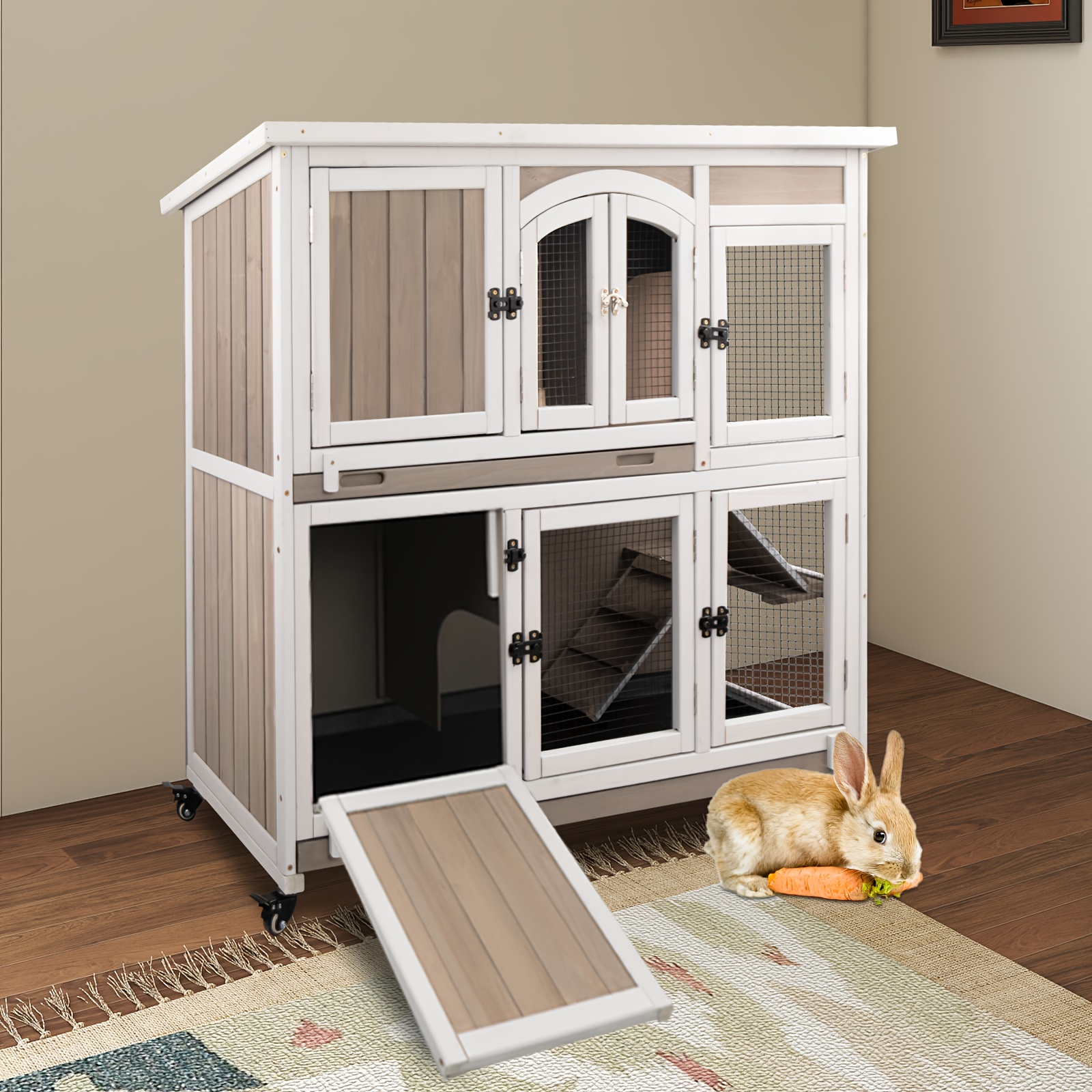 indoor rabbit house sold on Temu United States