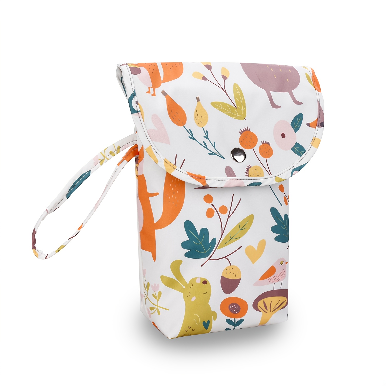 Children's Diaper Storage Bag, Portable Outing Pouch for Diapers, Disposable Diapers, and Cloth Diapers
