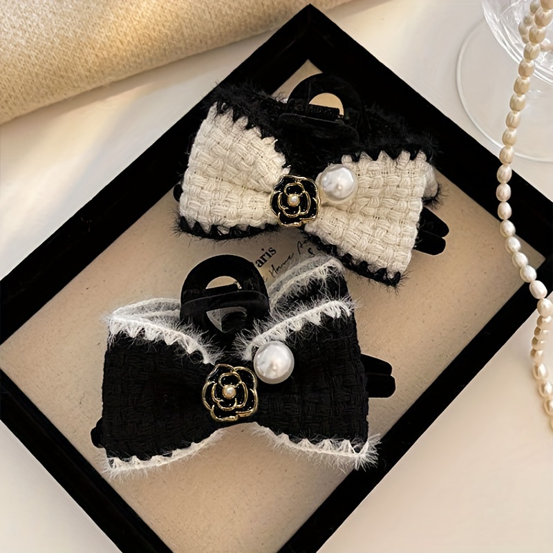 

1pc Claw Clip For Women - - Bowknot , And , , For Updo