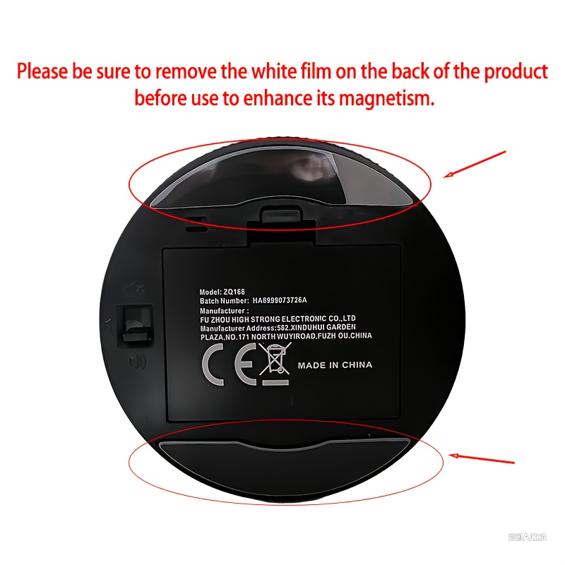 Magnetic Digital Kitchen Timer with LED Display & Alarm - Battery-Powered Stopwatch, 9999 Minutes, Portable for Cooking, Study, Shower, Home & Office Use, Timer Kitchen, Textured Grip Base