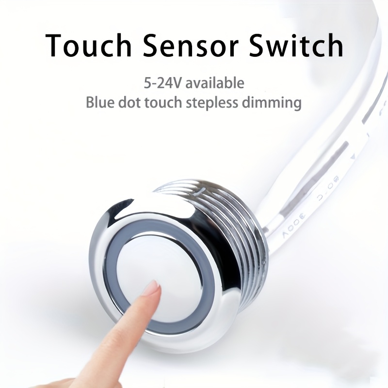 touch dimmer sensor switch concealed induction on off controller   5v 12v 24v 5a dimmable touch dimmer for led light strips cabinets wardrobes bedroom lighting