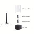 vintage alcohol fireplace lamp home decor outdoor camping natural ventilation