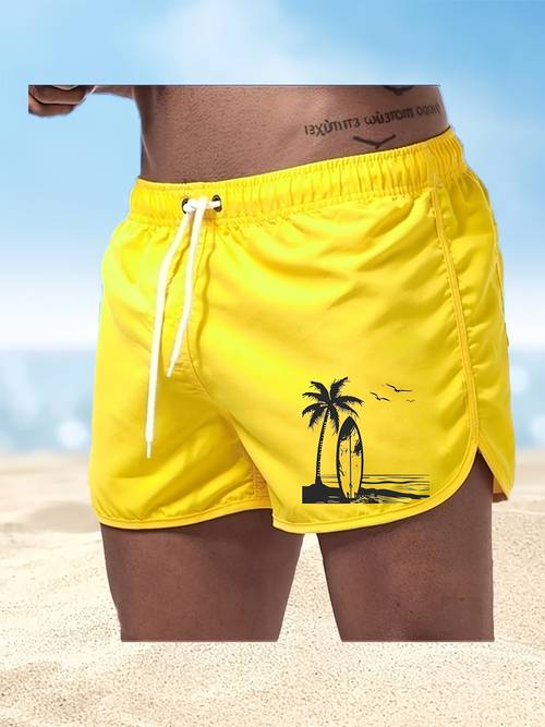 new summer mens printed fashion beach shorts quick dry multi quarters