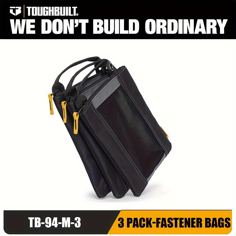 

Toughbuilt Tb-94-m-3 Bags (pack Of 3) Bags Storage