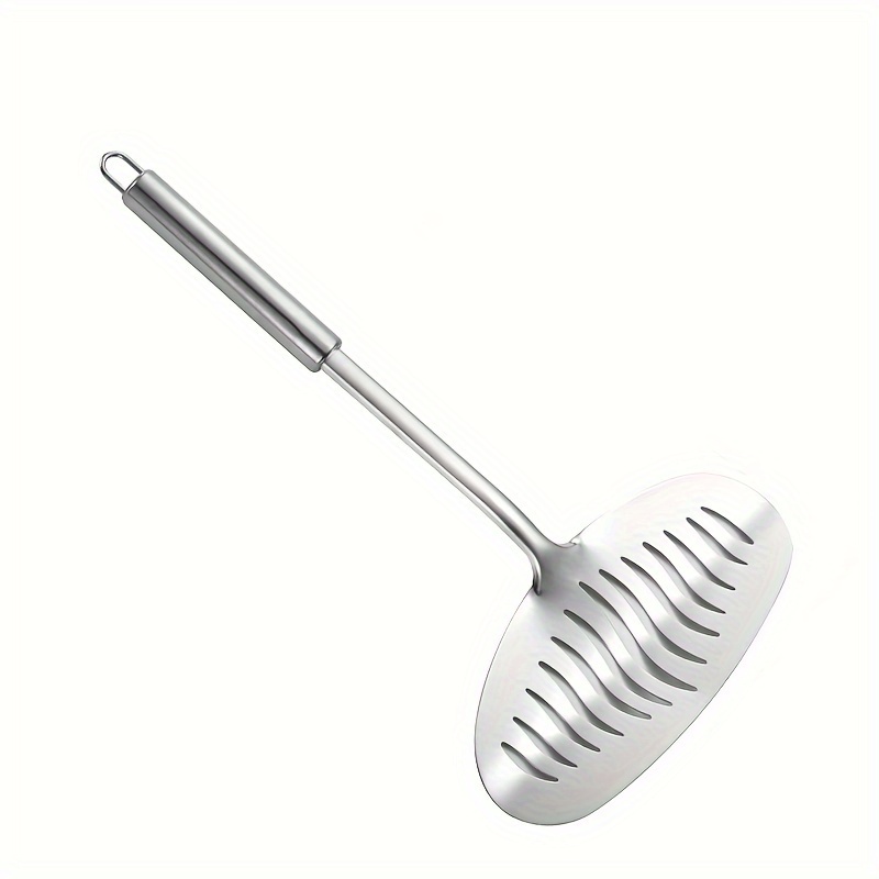 E-shop Edelstahl-Fisch- und Steakteller - Multifunktionale Kratzfreie Wenderwende-Spatel mit ergonomischem Griff zum Grillen, , Backen - Langlebiges