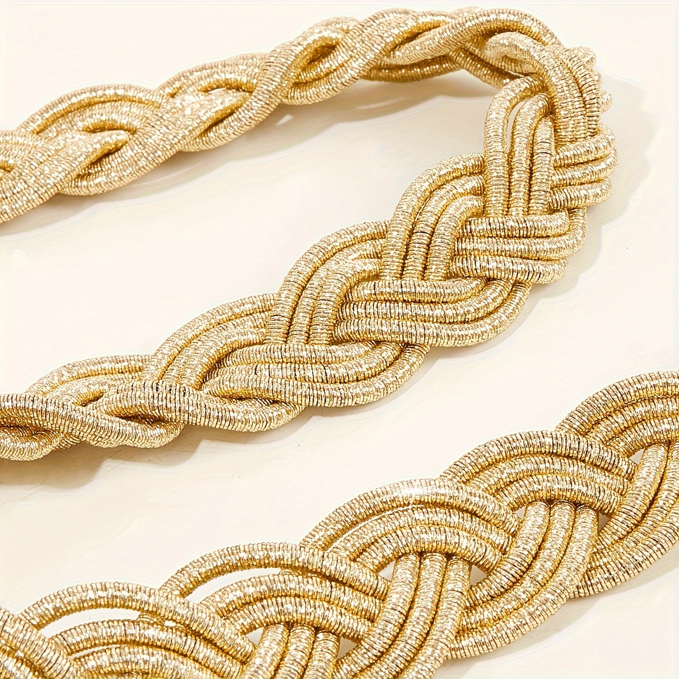 TIESOME Cintura Intrecciata con Nappe da Donna