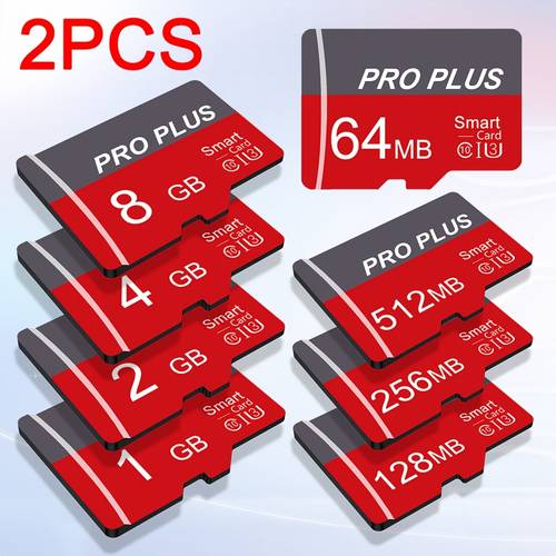 2 stück speicherkarte 8gb 4gb 2gb 1gb hochgeschwindigkeits-flash-micro-sd-karte 512mb 256mb 128mb 64 1/c10/u3 tf/sd-karte für tablet/kamera/mobiltelefon/laptop/pc/auto-audio/spielkonsole – bewahren sie ihre dateien sicher auf!
