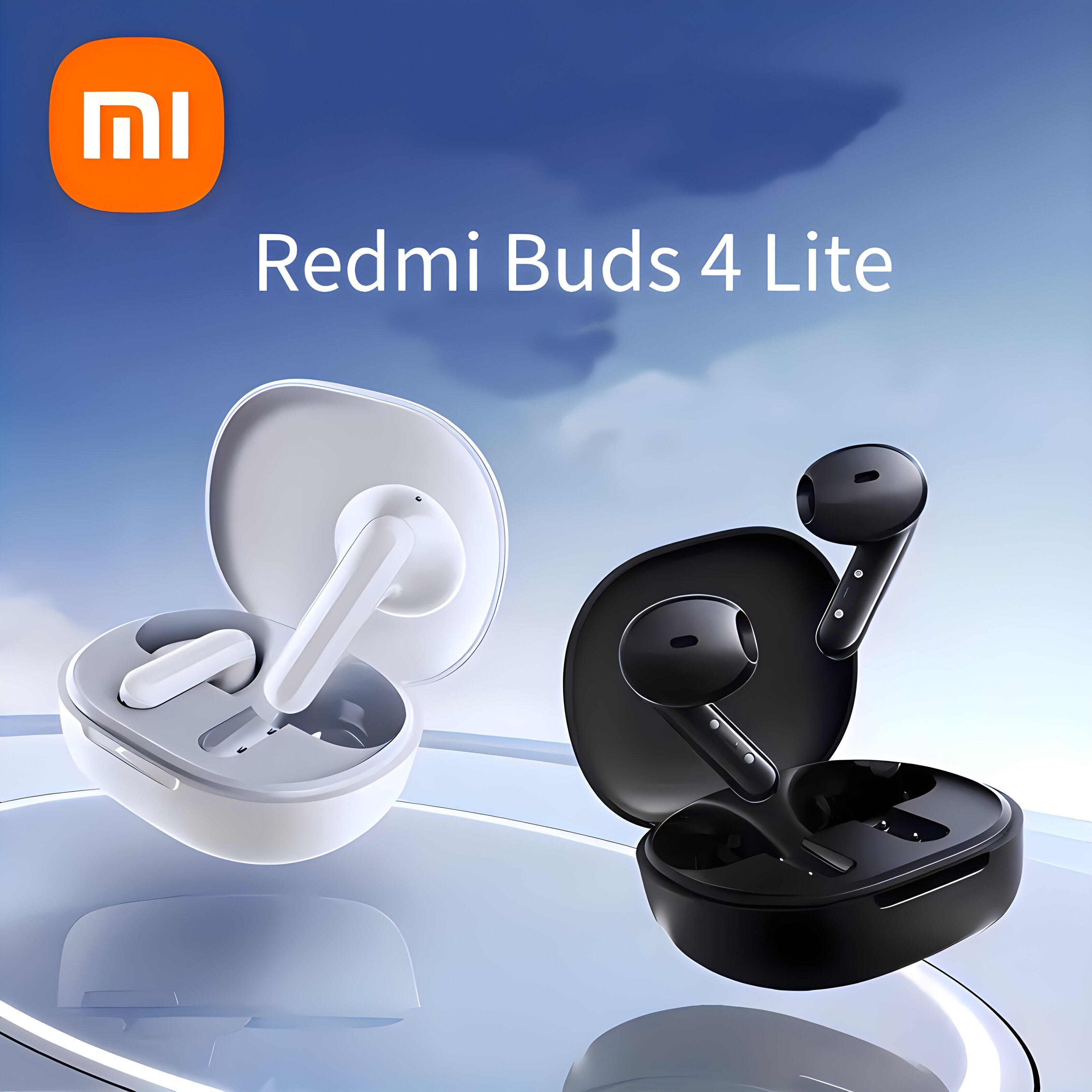  Xiaomi Redmi Buds 4 Lite TWS Wireless Earbuds, Bluetooth 5.3  Low-Latency Game Headset with AI Call Noise Cancelling, IP54 Waterproof,  20H Playtime, Lightweight Comfort Fit Headphones, White : Electronics