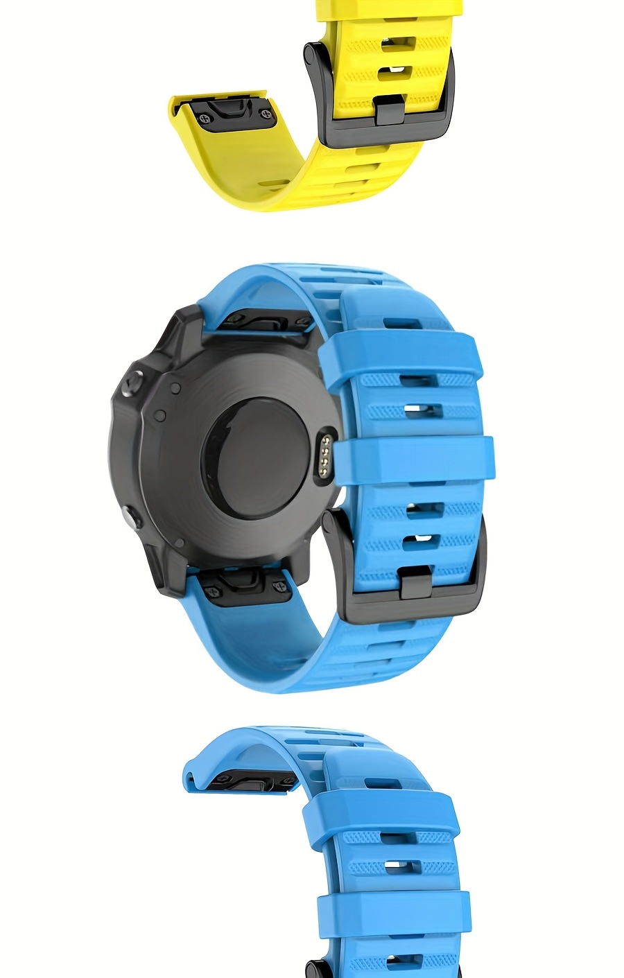 26mm, 22mm, 20mm Silicone Watch Band Straps for Garmin Fenix 6X 6 6S Pro 7X 7 Easyfit Wristband Fenix 5 5X 5S Plus Smartwatch Bracelet, Smartwatch Replacement Strap, Smartwatch Accessories, Smartwatch Strap