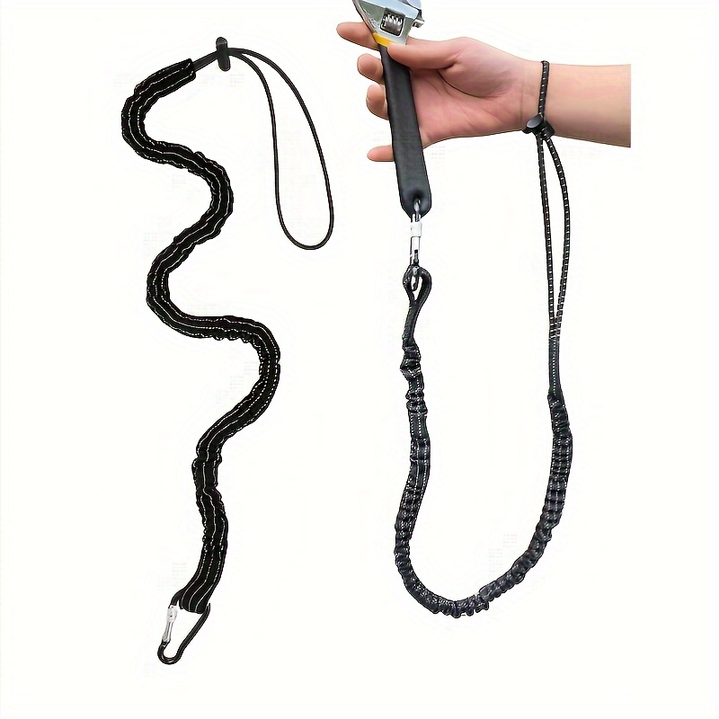 

Black Anti-drop Tool Lanyard - High-altitude Safety Rope For Secure Work, Prevents Tools From Falling