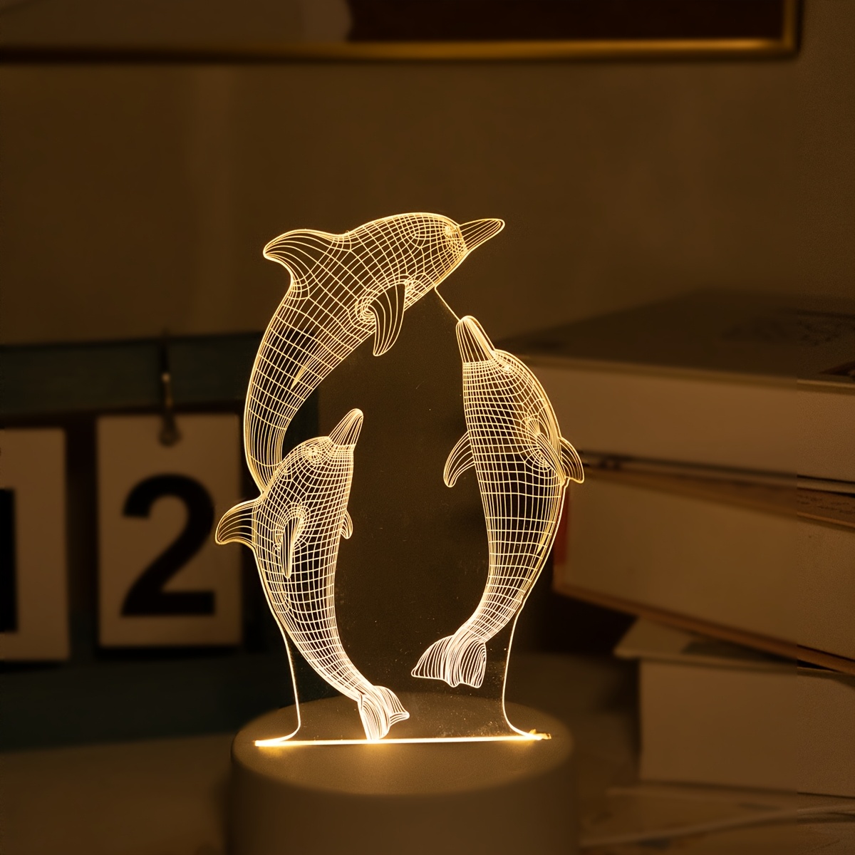 1pc veilleuse motif créatif   cadeau   lampe de chevet   pour chambre décoration maison petite lumière de nuit décorative sur table ornement de bureau   et unique lumière de nuit ambiance décorative Détails du produit 7