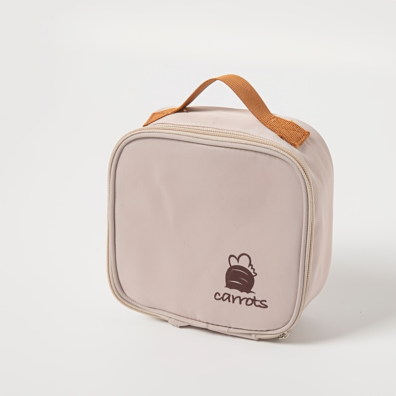 TEMU Small Mini Insulated Breakfast Bag, Thickened Aluminum Foil Insulated Lunch Box Bag, Portable Tote Bag, Bento Bag, Small Food Carrier Bag,