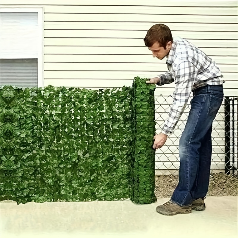 

1pc Classic Artificial Ivy Privacy Fence Screen - Greenery Wall Panel For Outdoor, Home & Garden Decor | Parties, Festivals & Patio Creation