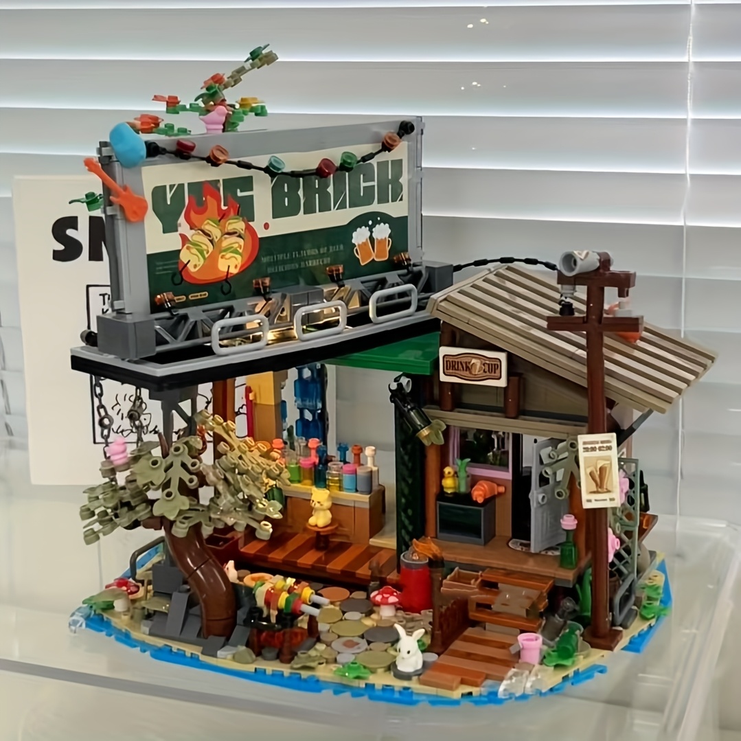 1108 particle pier bar building block set Temu Bahrain