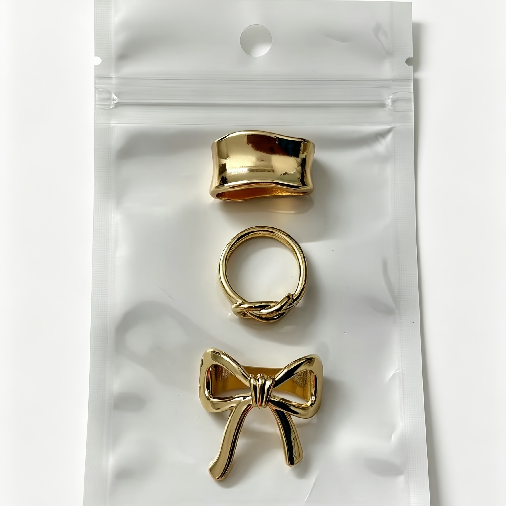TEMU 3pcs Set Of Multi-functional, Fashionable, And Minimalist Hollow-out Scarf Clips With And , Featuring A Fixing Loop For Small Square Scarves