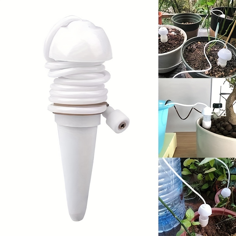 

2pcs Plant Watering Stakes Automatic Watering System Drip Irrigation For Everyday Home Vacation Indoor Outdoor Self Watering System Automatic Irrigation System 2x Watering Device Convenient