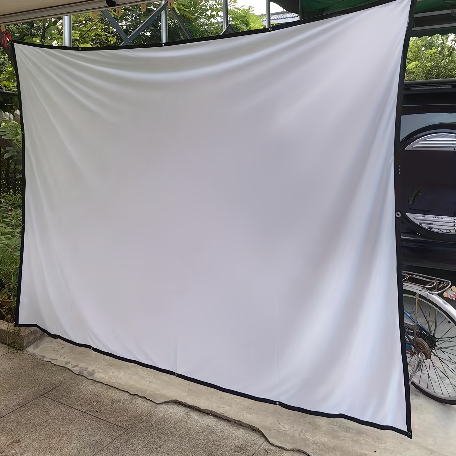 faltbarer, verdickter, knitterfreier 120-zoll 4k doppelseitiger tragbarer   - die perfekte   für heimkinos, büros und outdoor-filme