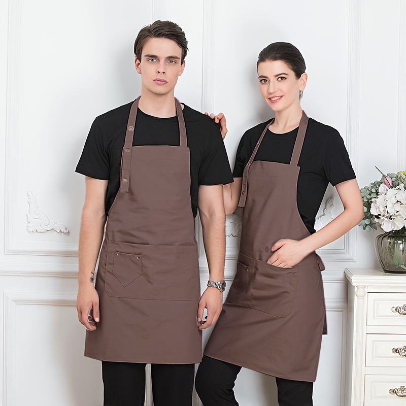 DUSKCOVE 12er-Set Kellnerschürzen – Wasserdichte Halbschürze Mit 3 Taschen & Extra Langem Hüftgurt Für Damen/Herren