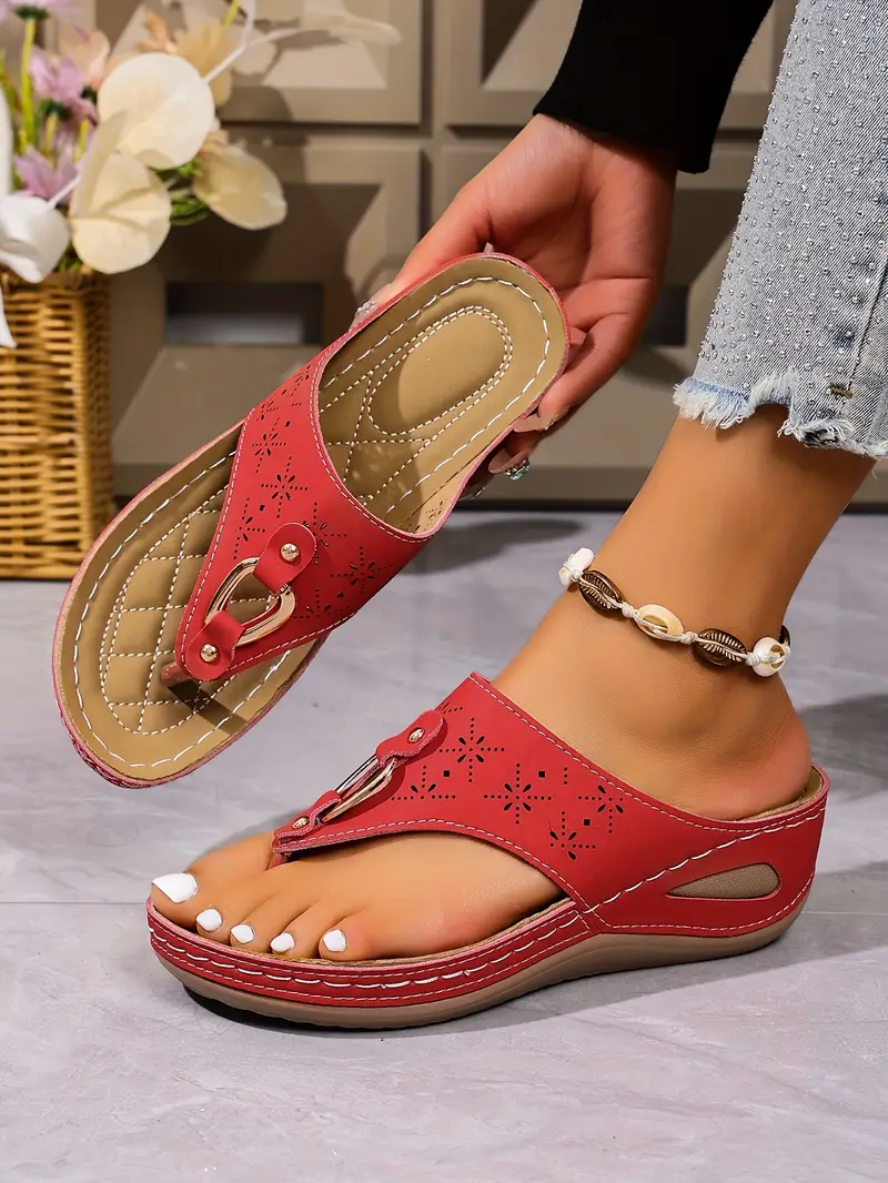 womens fashion slide sandals black cover decor open toe wedge heel casual summer strappy sandals details 28