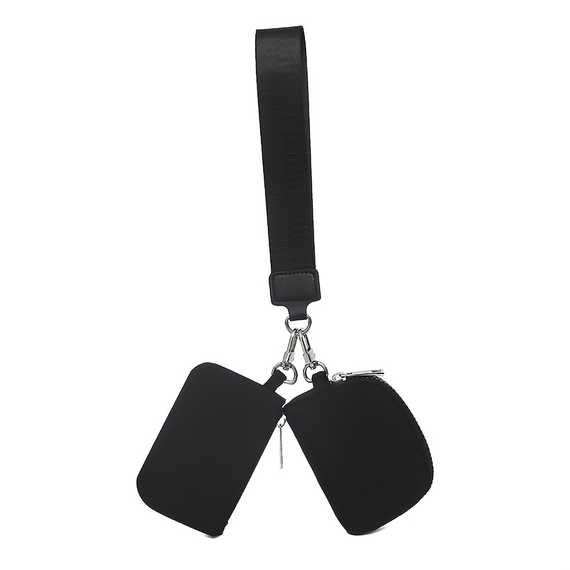 TEMU Nouveau porte-monnaie pour femme, porte-cartes, porte-clés, sac à main décontracté, pochette organisatrice à fermeture éclair