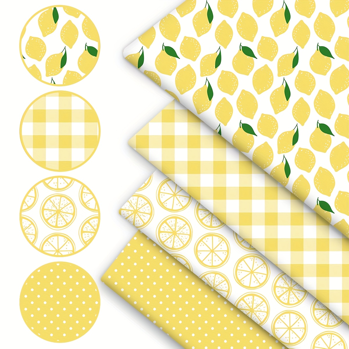 stück fettviertel zitronen wassermelonen patch felz 18x22 Temu