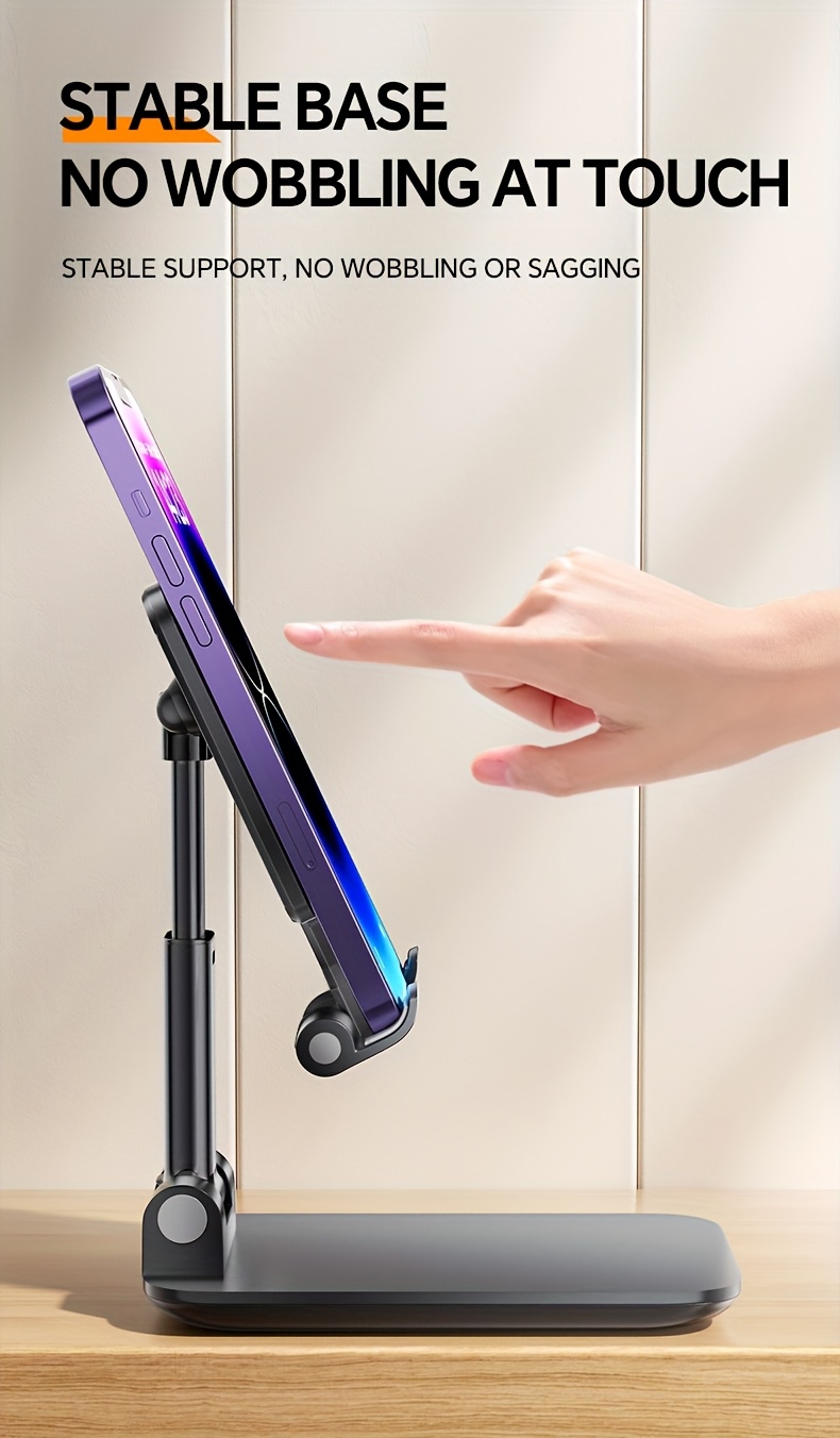 手机支架，稳固耐用，可调节高度，通用abs材料，移动支架，适用于所有型号的手机，多种颜色可选 商品详情 3