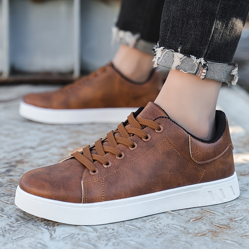 Brown Sneakers Men's Casual Outfits With Brown Shoes Mens
