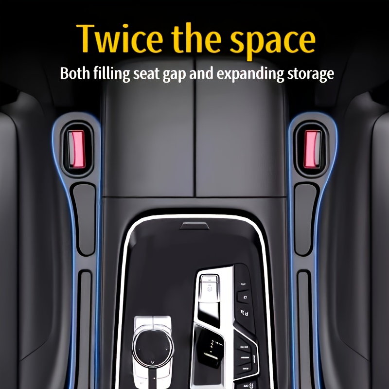 TEMU Set Of 2 Silicone Car Seat Fillers, Suitable For , For , And Other Vehicles, Designed For Filling Side And For Interior Storage