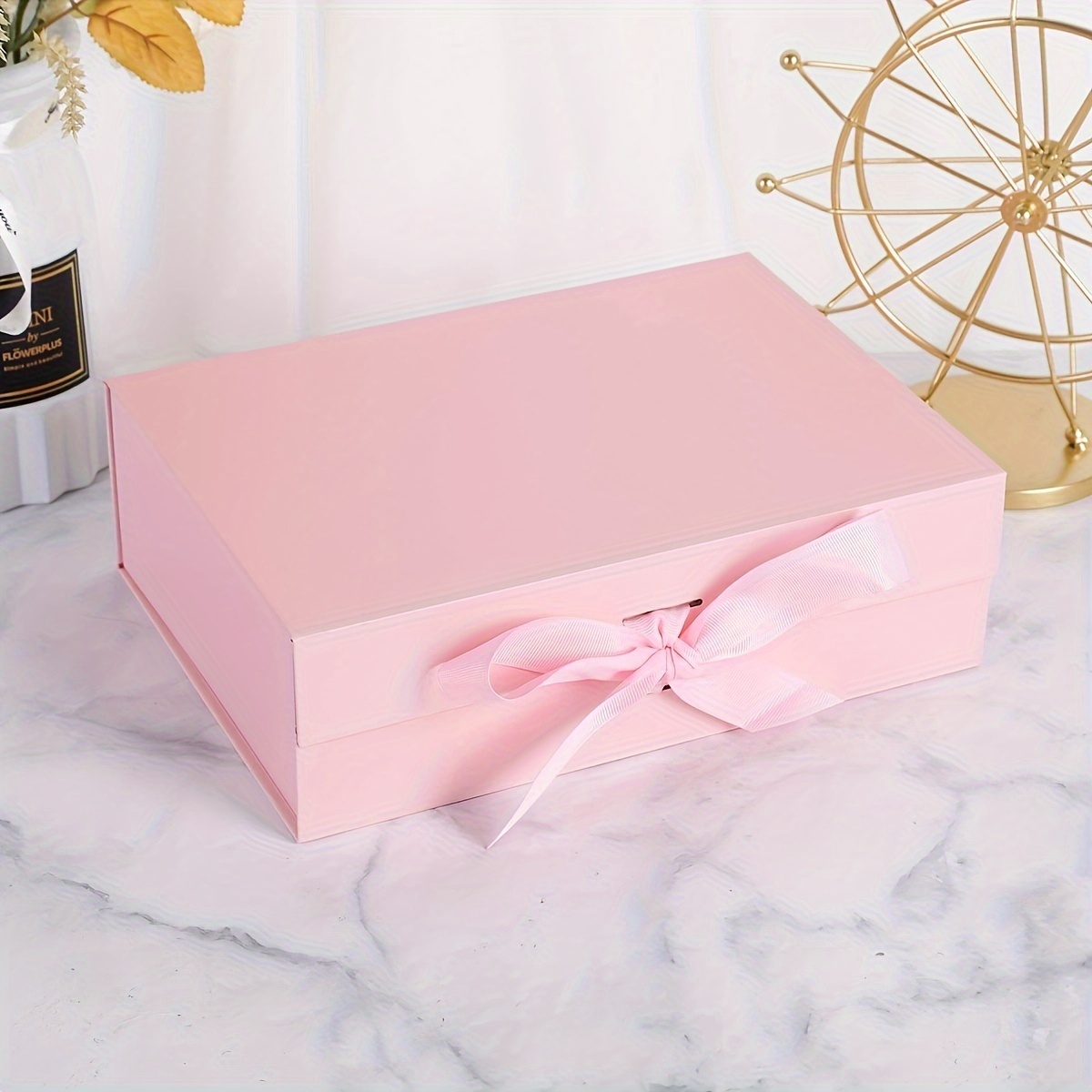 

1pc Pink Color Jewelry Packaging Box Holiday Gift Packaging Box For Valentine's Day, Birthday, And Holiday Universal Gift Box