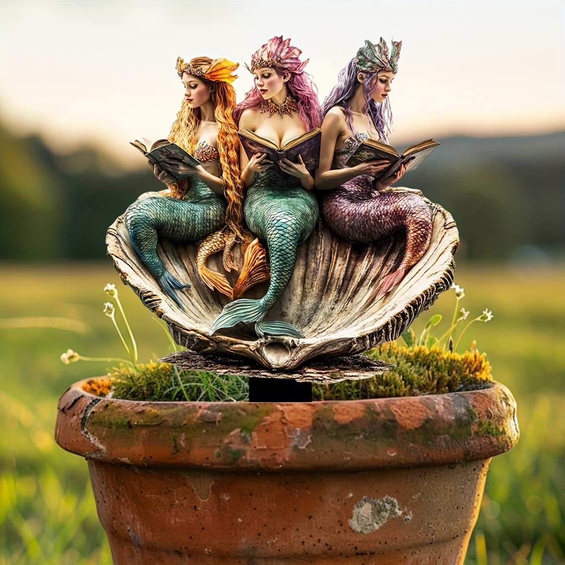 Mermaid store Garden Stake