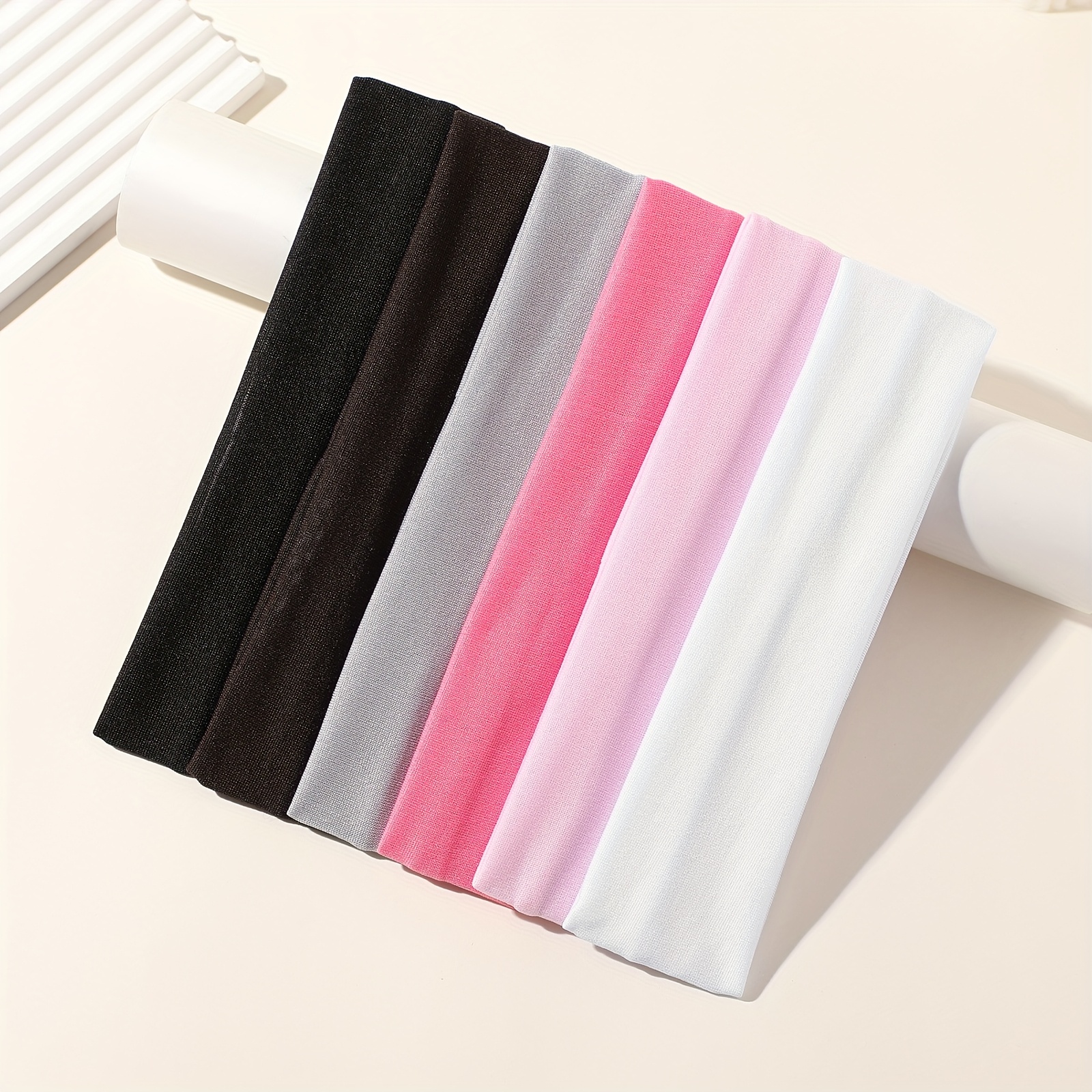 TEMU 6pcs Women's Fashion Simple Sports Yoga Headbands. Hairbands. Hair Accessories. Suitable For Sports. . Thanksgiving. Christmas Gifts