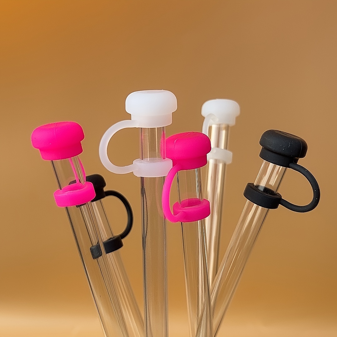 

4/6pcs Silicone Straw Covers Caps, Compatible With Stanley 30oz & 40oz Tumblers, Leak-proof 10mm Straw Lid Stoppers