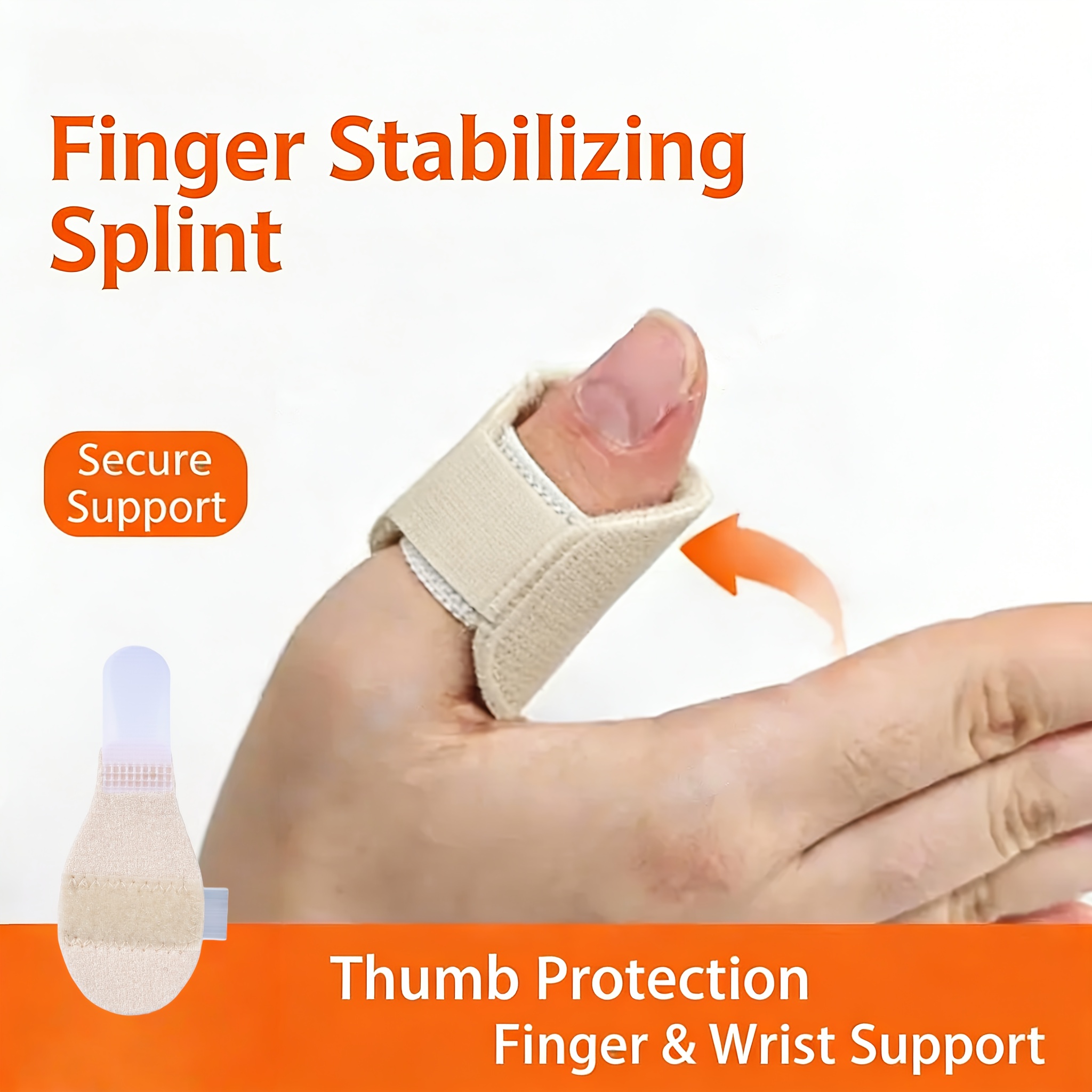 Fixed Finger Sleeve Support Strap, Adjustable Finger Band, Breathable And Close-fitting