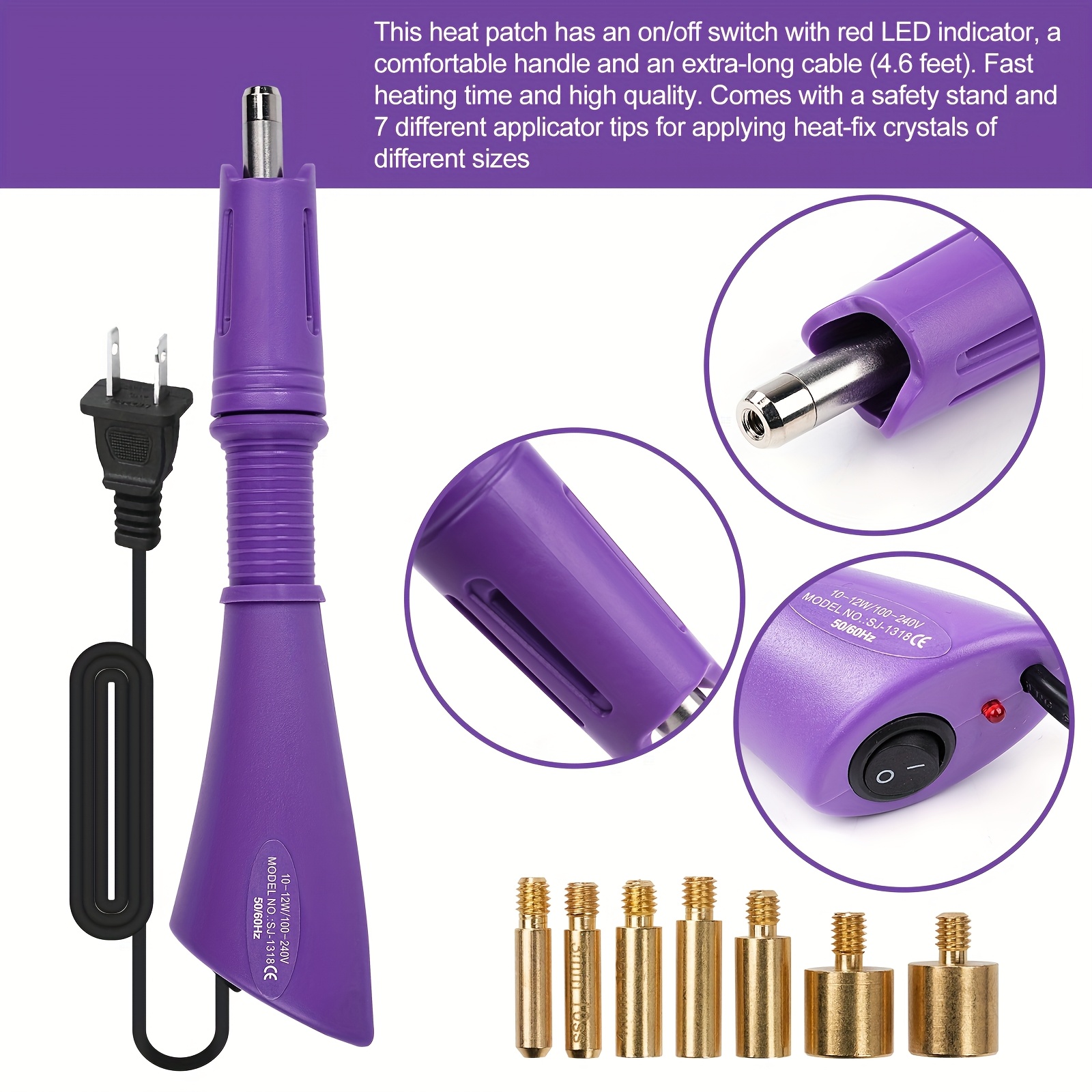 bedazzling kit   picker tool applicator diy hot fix   applicator wand tool kit for textiles crafts for blinging clothes fabric leather