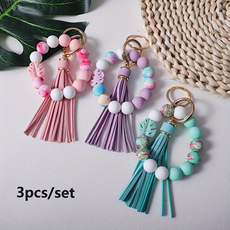 

3pcs/set Bracelet, Wristband, Keychain, Bag Accessories, Hanging Ornaments, Bracelet, Keychain, Ladies' , , , Mother ,