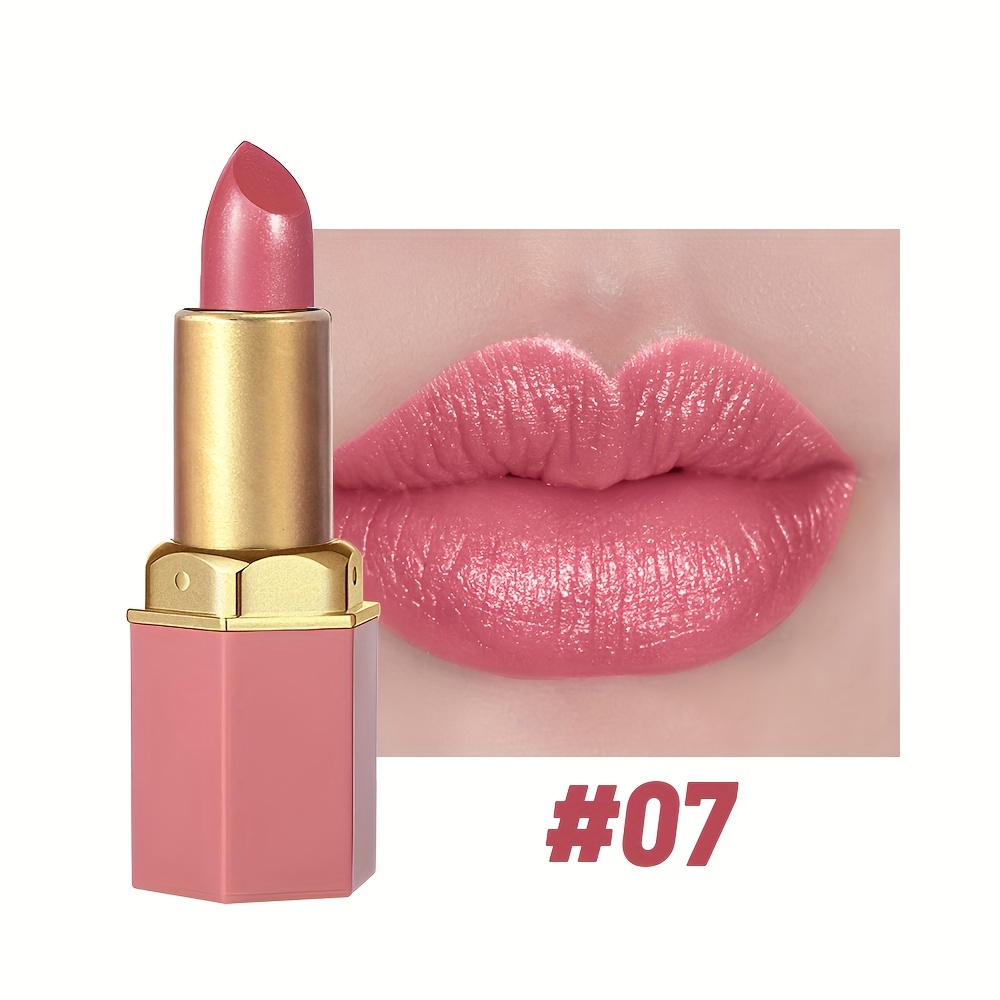 1pc Mermaid Shimmer Velvet Lipstick - Plant Squalane, Metallic Finish With Long-lasting Glow & Sparkle, Perfect Gift For Women