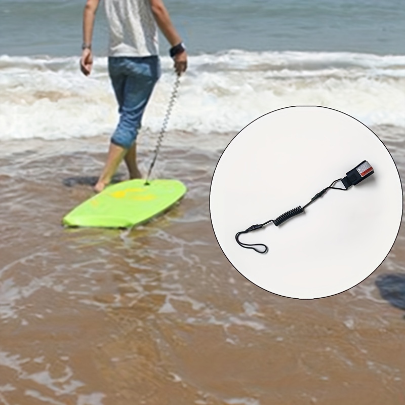 

Inflatable Surfboard Tpu Safety Hand Rope Leg Rope, Stand-up Paddle Board Surfboard Coiled Leash Hand Rope Wrist Strap With Adjustable Ankle Cuffs For Paddleboard Surfboard, Ankle Leash