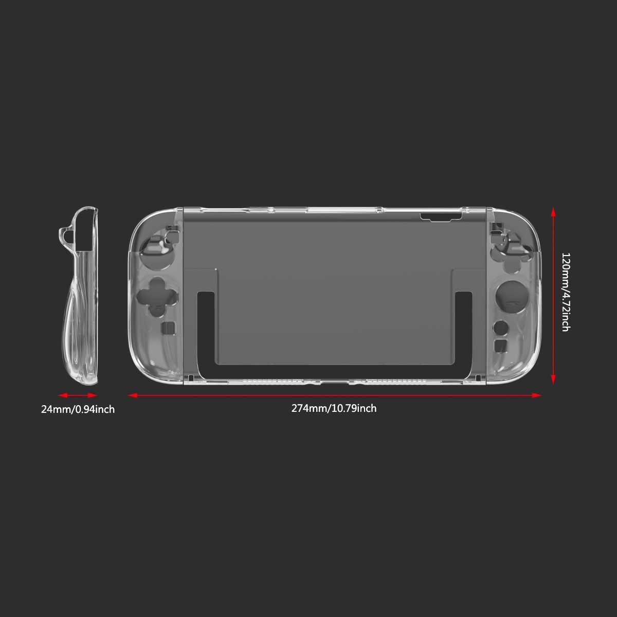 TEMU Pour Switch 2, Boîtier de Contrôleur Séparé et Ensemble de Coque de Console, Anti-Chute, Protecteur, Anti-Rayures, Anti-Transpiration Protection