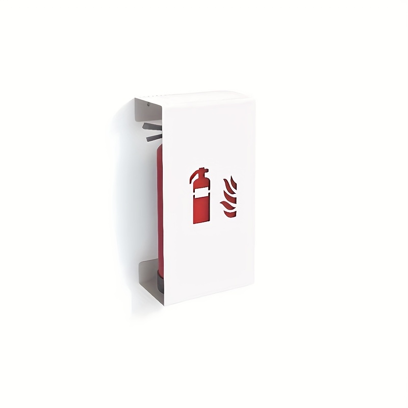 TEMU 1 Metal Fire Extinguisher Cabinet, Fire Extinguisher Storage Box, Wall-mounted And Floor-standing Fire Extinguisher Holder Suitable For Hotels,